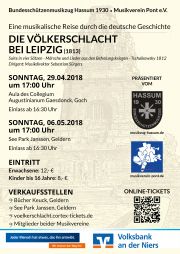 Tickets für Die Völkerschlacht bei Leipzig am 06.05.2018 - Karten kaufen